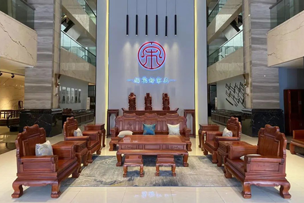 雅宋紅木：斜背寶座沙發(fā)（1+2+3）/ 10件套